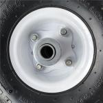 350 4 White Rim Sack Barrow Wheel 10 Inch Rubber Wheelbarrow Wheels For Trolleys