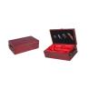 Buy cheap Satin Cloth Interior 2 Bottle Wooden Wine Box For Custom Cherry Color from wholesalers