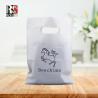 Buy cheap Custom Print LDPE HDPE Die Cut Handle Carry Poly Grocery Supermarket Merchandise Gift Plastic Packaging Shopping Bag With LOGO from wholesalers