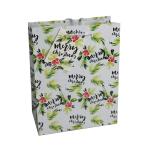 Shopping Custom Printed Paper Bags Kraft Paper Beautiful Christmas Gift Bags
