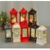 Buy cheap Christmas Flame Wind Lamp Santa Claus Decoration Lantern from wholesalers