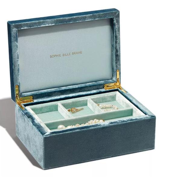 Buy cheap Velvet Jewelry Packaging Box Wooden Luxury Jewelry Trinket Box BSCI from wholesalers