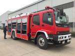 177kw 6 Wheeled Water Tank Fire Truck 6000L Capacity With Double Cabin