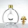 Buy cheap Glass Visa Bottle Sealing Type Cork 250ml 500ml 700ml 750ml Vodka Brandy Mini Bottle from wholesalers