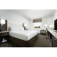 Buy cheap Hotel Room Standard Large Bedroom Leather Padded Headboard Bed and Big TV product
