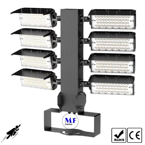 Buy cheap 1200W 6000-6500K LED Sport Stadium Lighting 155lm/W-165lm/W 10° /20° /40° /60° /90° 5 Years Warranty For Tower Crane from wholesalers