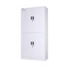 Buy cheap White Metal Book Storage Cabinets Minimalist Iron KD Structure from wholesalers
