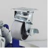 Buy cheap 4 Inch Solid Cast Iron Wheels High Load Side Brake Industrial Caster Wheels For Furniture from wholesalers