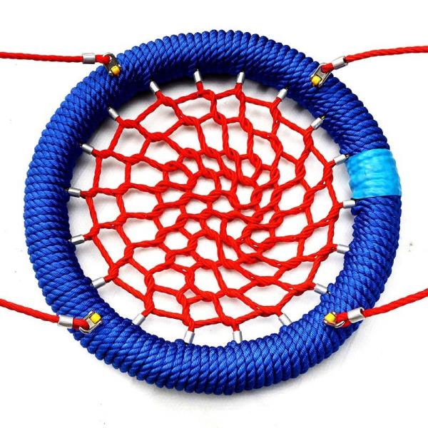 Buy cheap Outdoor Playground Preschool Play Equipment Rope Baby Round Swing Seat from wholesalers