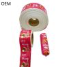 Buy cheap OEM Colorful Plastic Sausage Casings Customized Brand Logo Food Grade Sausage Packaging For Meat Sausage from wholesalers