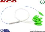 Blockless 0.9 mm Fiber Optic Splitter 1X8 Un-connectorized With Fan Out Kits