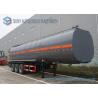 Buy cheap Carbon Steel container semi trailer 45000L 3 Axle Ellipse Shape from wholesalers