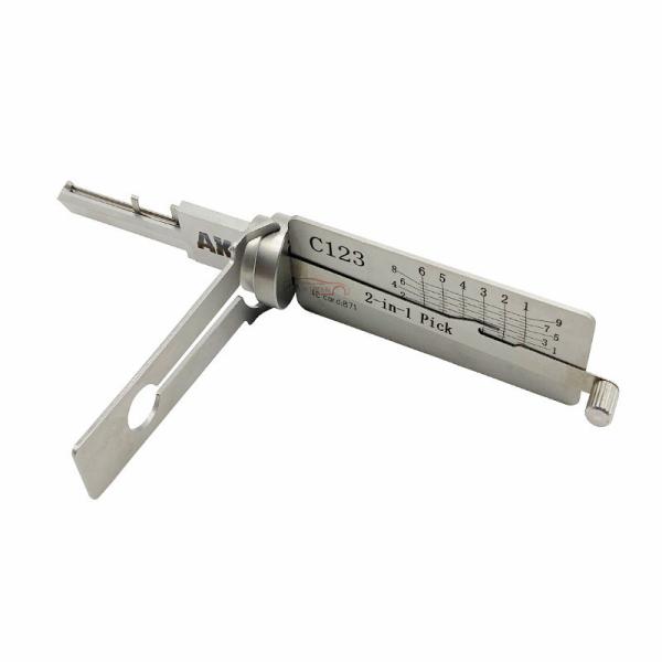 Buy cheap C123 2-IN-1 Pick for Schlage Door Locks C123 locksmith locking tools repair from wholesalers