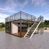 Buy cheap 40FT Hurricane Proof Modular Home Glass Wall Terrace Prefab House for Steel Apartment from wholesalers