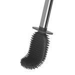 Stainless Steel Compact Bathroom TPR Toilet Brush Holder Set with Hot European
