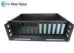 1U 19" High Density MPO Fiber Optic Cable 8x MTP 12 To 48x LC Duplex 96