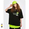 Buy cheap Street Personality Fun Cactus Print Short Sleeve T Shirt Loose 210g from wholesalers