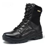High Quality Custom Round Head Toe Style Midi Military Boots Maximum Security
