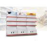 Buy cheap 3 Layer Supermarket Display Shelving Pharmacy Display Racks With LED Light from wholesalers