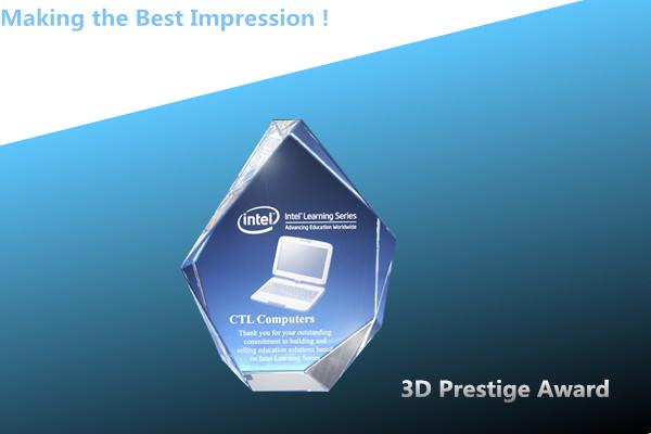 Buy cheap 3D Prestige Corporate Award/3d laser prestige crystal awards/prestige crystal trophy from wholesalers