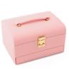 Buy cheap Luxury Velvet Leather Travel Jewellery Box , Fine Personalized Travel Jewelry Case from wholesalers