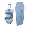 Buy cheap Colorful Three Bikini Set with High Elasticity for Womens Summer Swimwear from wholesalers