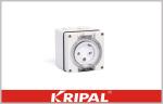 Buy cheap IP66 50HZ Including Earth Weatherproof Switch Socket 250v 3P 20A Transparent Hingfed Flap Cover from wholesalers