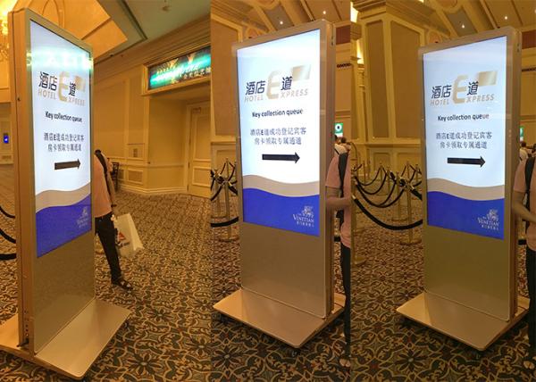 55inch golden double sided lcd advertising player lcd display digital signage