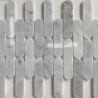 Buy cheap Long Oval Stone Mosaic Subway Wall Tiles For Bathroom And Living Room from wholesalers