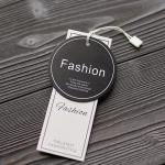 Sinicline Custom Pink Heart Shape Die Cut Hang Tags Two Piece For Women's