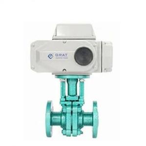 Flange Connection Electric DN15 Ball Valve Fluorine Ball Valve With Electric