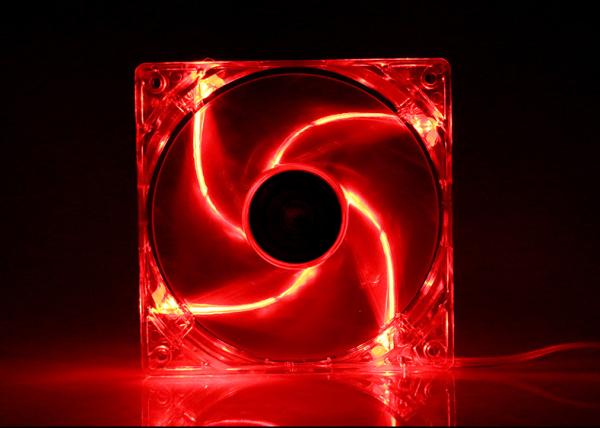 Buy cheap red 140x25mm Silent Fan 12V dc Hot 120mm Fans 3pin 4 LED from wholesalers