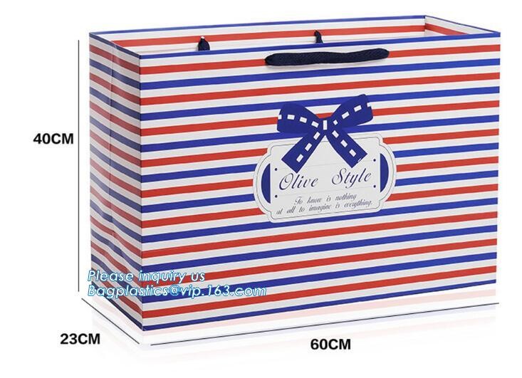 Paper Carrier Bag, Gift Packaging Carrie Shopping Paper Bag Birthday Wedding Christmas And Festive Celebrations