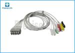 Drager 5956466 ECG trunk cable , Dual pin connector 5 lead ECG Cable