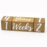Buy cheap 64mm Polished Wooden Milestone Blocks Wooden Calendar Block from wholesalers
