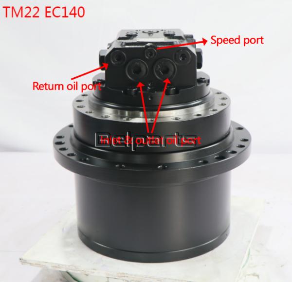 Belparts Final Drive Parts TM22VC GM22VC EC140 Excavator Travel Motor Assy For
