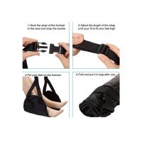 Buy cheap Portable Airplane Footrest Hammock / Travel Leg Hammock Black Color product