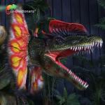 Roar Sound Dinosaur Animatronics In Theme Park Museum Exhibition