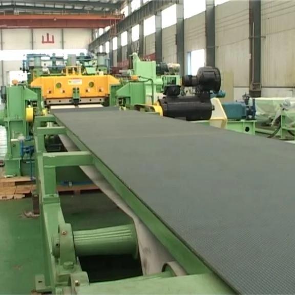 Steel Sheet Flattening and Cross Cutting Machine with Straightener Feeder