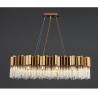 Buy cheap Luxury Led Crystal Chandeliers Dining Room Creative Rectangle foyer chandelier(WH-CY-180) from wholesalers