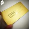 Buy cheap Metal Card Factory Supply Custom Logo Gun Plated Stainless Steel Metal Business Card from wholesalers