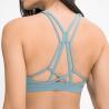 Buy cheap Shockproof Womens Sports Bra Gathered Moisture Wicking Without Steel Ring from wholesalers