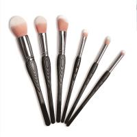 Buy cheap Black Plastic Handle Cosmetic Vegan Makeup Brushes Durable Tools product