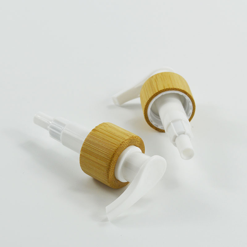 24 Neck Plastic Bamboo Emulsion Pump Lotion Pump Dispenser Customized Cosmetic Package