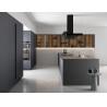 Buy cheap Tailored Black Classic Wood Kitchen Cabinets Customized With Display Cabinet from wholesalers