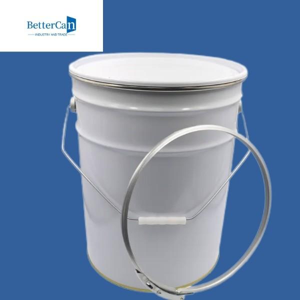 Buy cheap 18 Liter 20 Liter Large Metal Pail Buckets For Chemical Oil from wholesalers