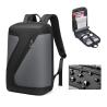 Buy cheap Polyester Black Anti Theft Waterproof Travel Laptop Backpack 20Litre from wholesalers
