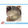 Buy cheap Round Black Clothes Shop Display Table With Metal Support / Solid Wood Feet from wholesalers
