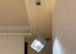 Zhongshan Supplier Big Gold and Silver Square Shade Interior Living Room