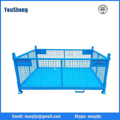 Buy cheap foldable steel pallet crate/storage collapsible metal box/bin from wholesalers
